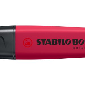 STABILO BOSS Leuchtmarkierer Wildflowers Edition, Burgunderrot