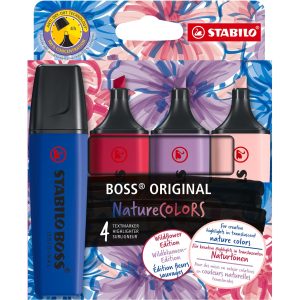 STABILO BOSS Wildflowers 4er Etui