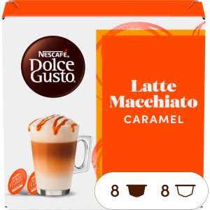 Nescafé Kaffeekapseln Latte Macchiato Caramel 8 Portionen