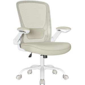 Songmics Bürostuhl höhenverstellbar Beige