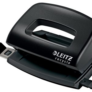 Leitz Locher NeXXt Recycle 10 Seiten, Schwarz