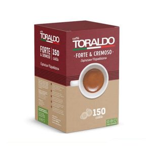 Caffè Toraldo Kaffeepads ESE Pads Forte e Cremoso 150 Stück