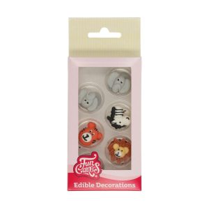 Funcakes Zuckerdekor Safaritiere 12 Stück