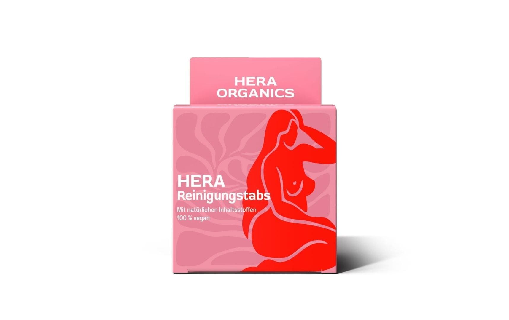 Hera Organics Reinigungstabs Menstruationsschwamm 6 Stück