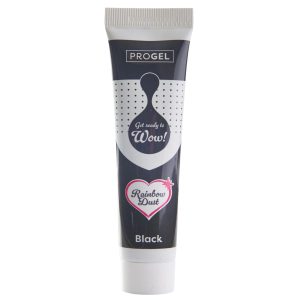 Rainbow Dust ProGel Lebensmittelfarbe Schwarz 25 g