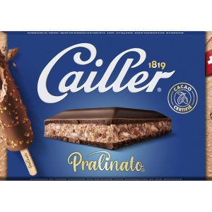 Cailler Schokolade Filled Pralinato Tab Tafel 96 g