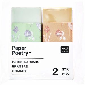 Rico Design Radiergummi Set Mint / Peach