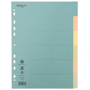 Biella Register A4 Karton 6-teilig