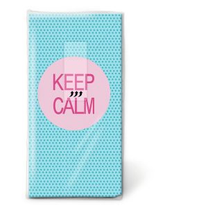 Paper + Design Taschentücher Keep calm 10 Stück