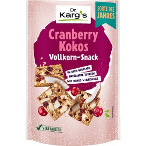 Dr. Karg’s Vollkorn Snack Cranberry Kokos 110 g