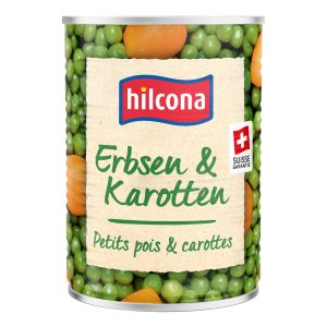 Hilcona Dose Erbsen und Karotten 850 g