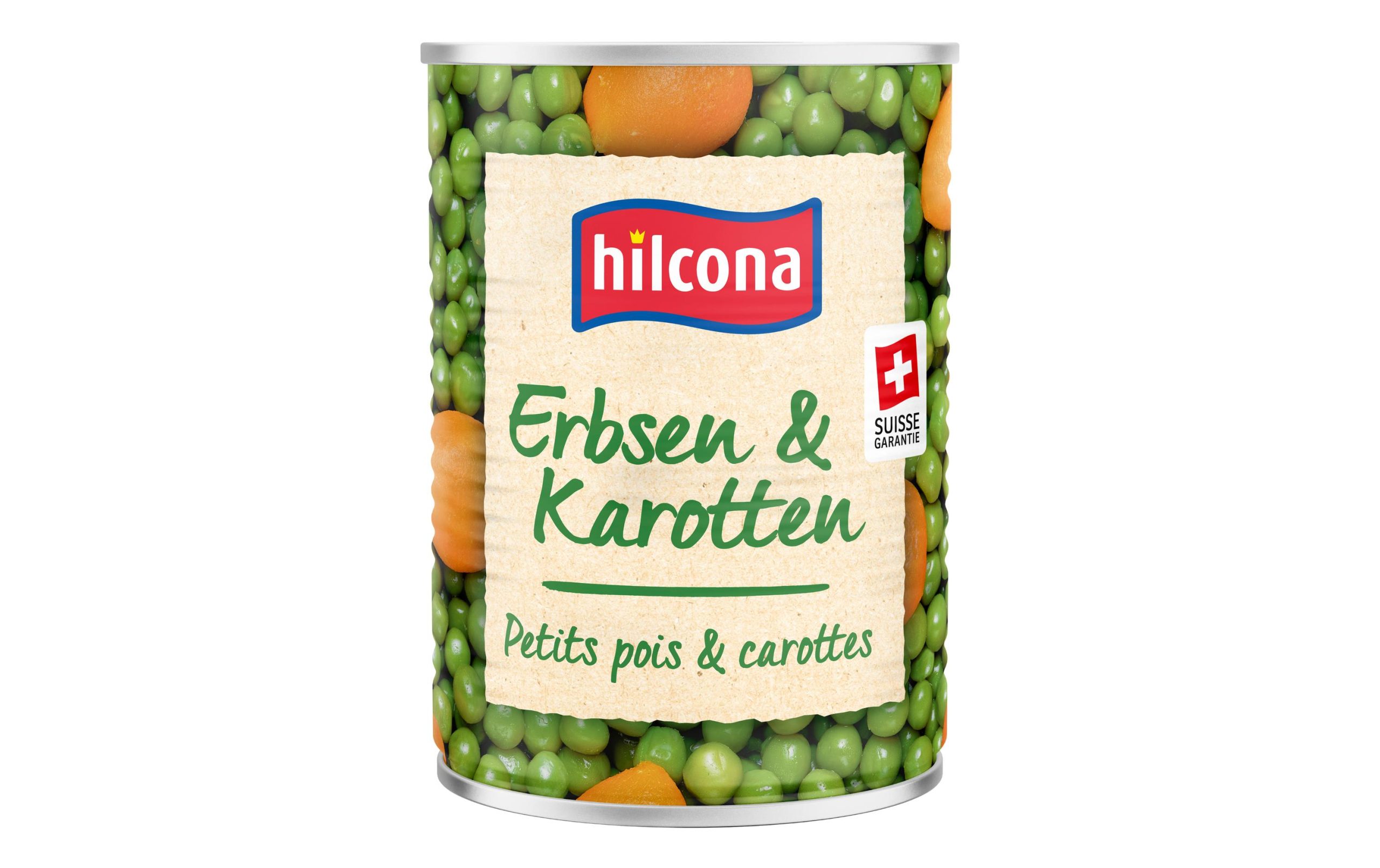 Hilcona Dose Erbsen und Karotten 850 g