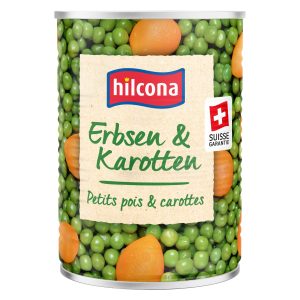 Hilcona Dose Erbsen und Karotten 425 g