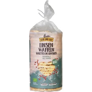 Leib und Gut Linsenwaffeln mit Salz Bio 100 g