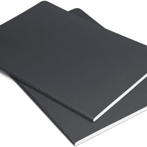 Sigel Notizbuch Linescape NEO 2 Stk. A5, Liniert, Dunkelgrau