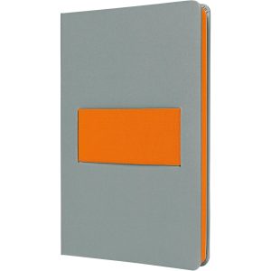 Sigel Notizbuch Linescape NEO Hardcover, A5, Kariert, Hellgrau