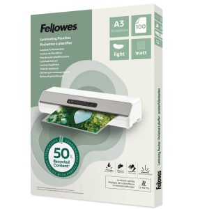 Fellowes Laminierfolie A3, 80 µm, 100 Stück, Matt