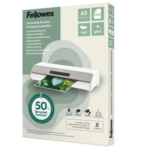 Fellowes Laminierfolie A5, 80 µm, 100 Stück, Glänzend
