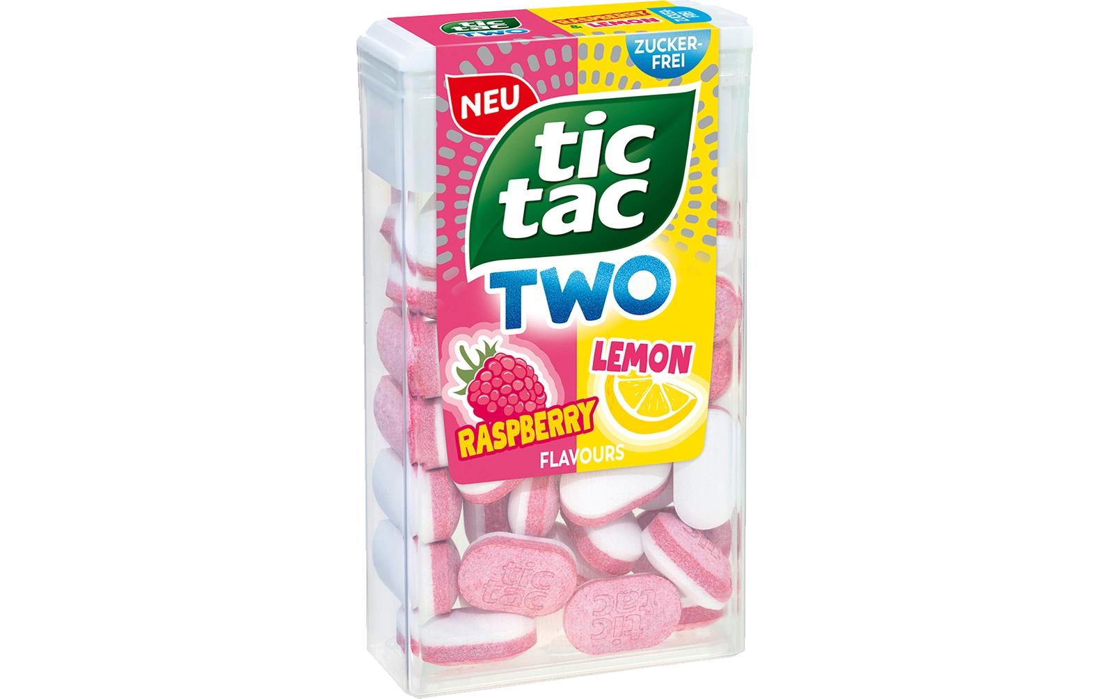 Tic Tac Bonbons Two Raspberry Lemon 38.5 g