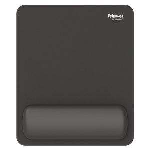 Fellowes Ergonomische Mausmatte Breyta mit Handgelenkauflage Schwarz
