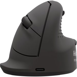 Fellowes Workplace Vertikalmaus Breyta Plus+ Rechtshänder, Klein, Schwarz