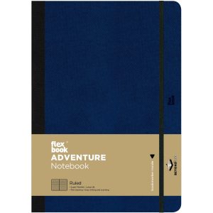 Flexbook Adventure Notebook 17 x 24 cm, Liniert, Royal Blue