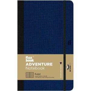 Flexbook Adventure Notebook 13 x 21 cm, Liniert, Royal Blue