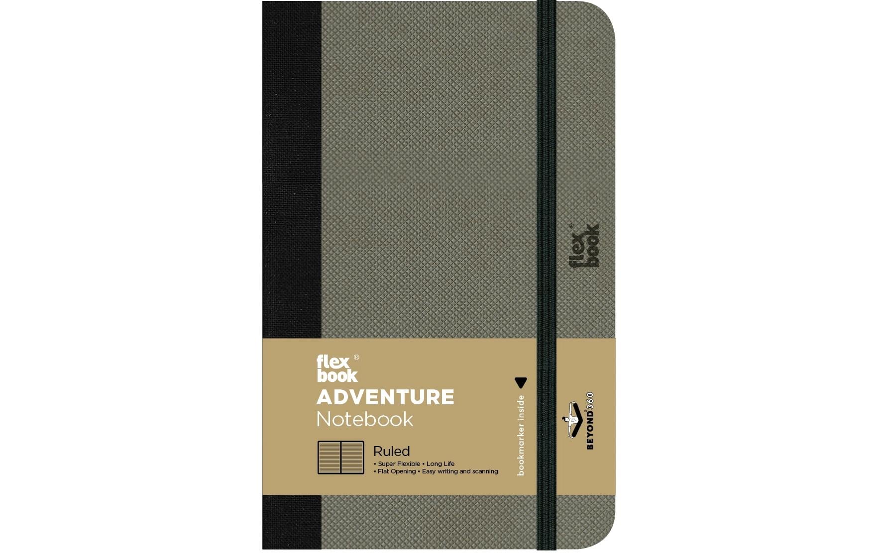 Flexbook Adventure Notebook 9 x 14 cm, Liniert, Elephant