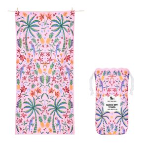 Dock & Bay Badetuch Pink Paradise XL, Mehrfarbig/Pink