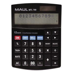 Maul Tischrechner MTL 700 12 Stellen, Schwarz