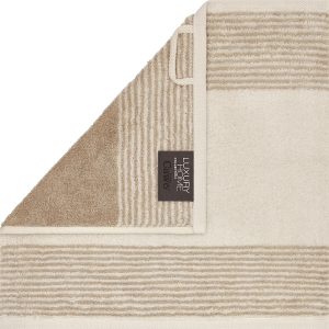 Cawö Waschlappen Two-Tone 30 x 30 cm, Nature