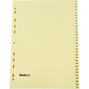 Biella Register A4, 1-31