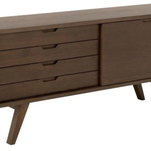 AC Design Sideboard A-Line 160 x 45 x 72 cm, Dunkelbraun
