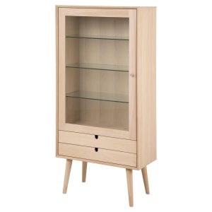 AC Design Vitrine Century Braun, 72 x 36 x 143.2 cm