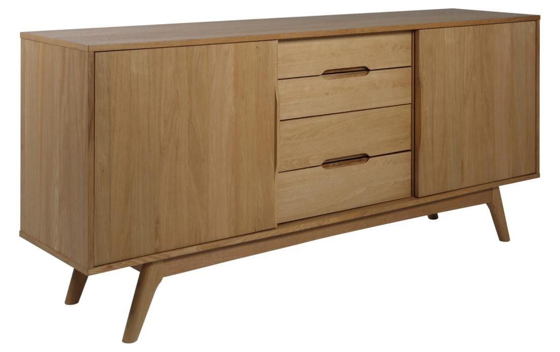 AC Design Sideboard Marte 180 x 84 cm, Dunkelbraun