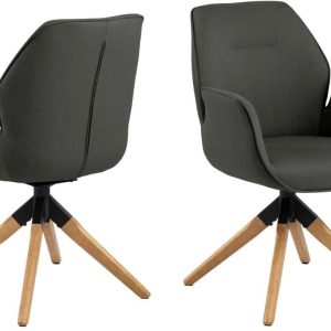 AC Design Stuhl Aura Dunkelgrau