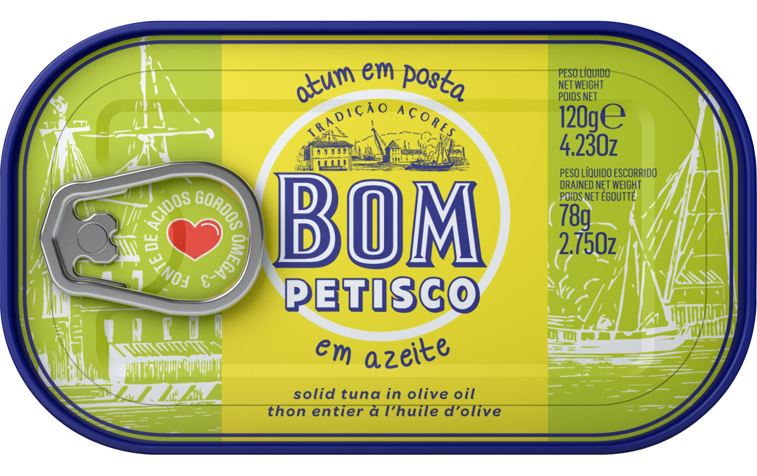 Bom Petisco Thunfisch in Olivenöl 120 g