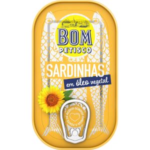 Bom Petisco Sardinen in Pflanzenöl 120 g