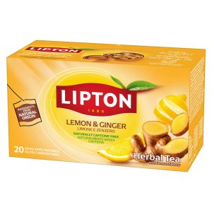 Lipton Teebeutel Lemon Ginger Refresh Kräutertee 20 Stück