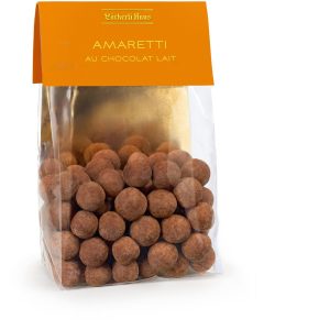 Läckerli Huus Schokoladen-Pralinen Amaretti au chocolat lait 140 g