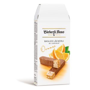 Läckerli Huus Basler Läckerli au chocolat à l`orange 120 g