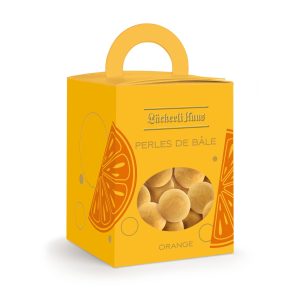 Läckerli Huus Pralinen Perles de Bâle Orange 140 g