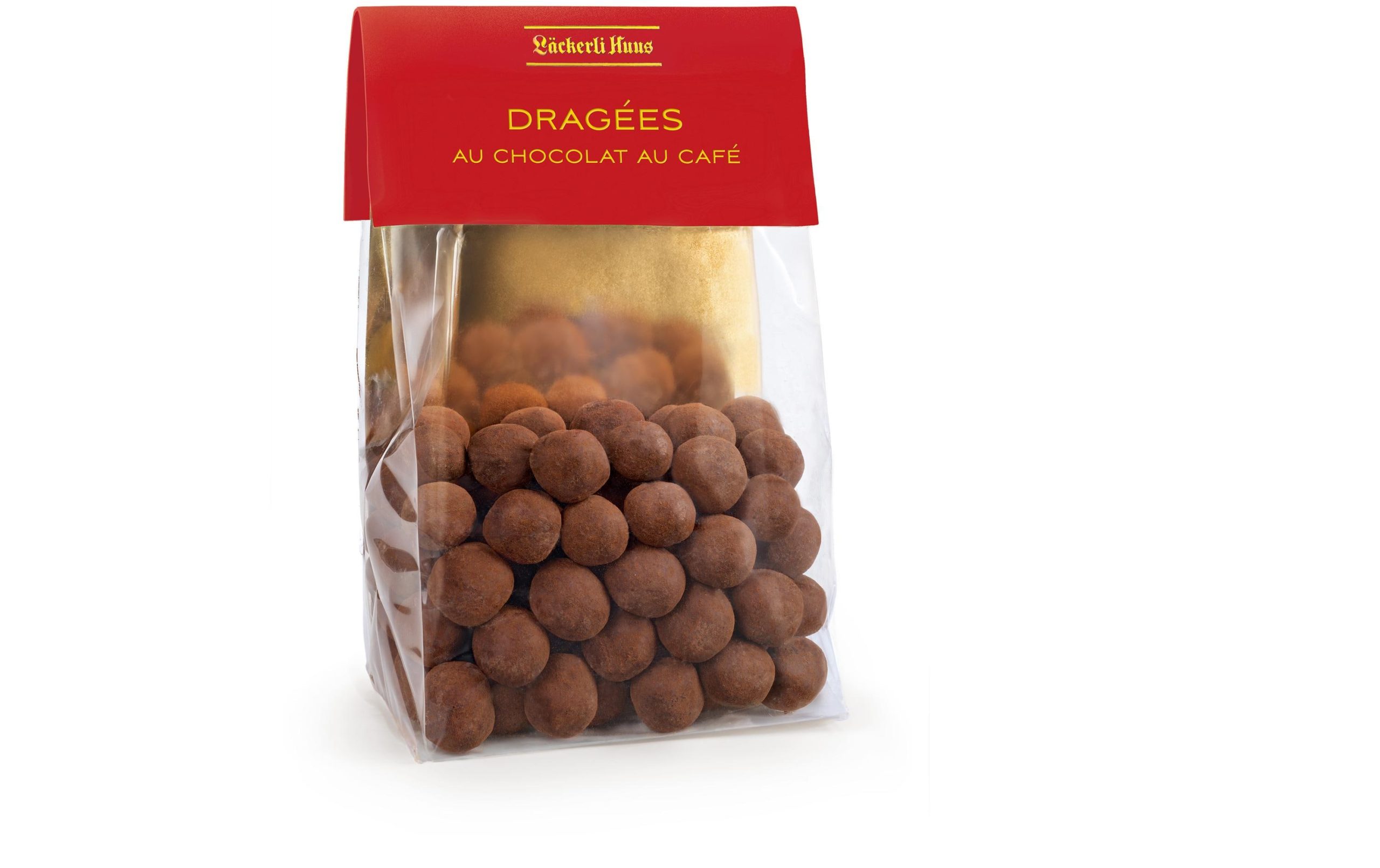 Läckerli Huus Schokoladen-Pralinen Dragées au chocolat au café 140 g