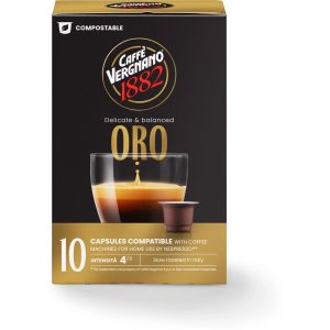 Caffè Vergnano Kaffeekapseln Espresso Oro 10 Stück