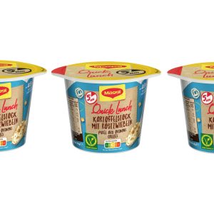 Maggi Quick Lunch Kartoffelstock mit Röstzwiebeln 3 x 56 g