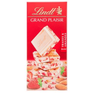 Lindt Grand Plaisir Weiss Erdbeer & Mandel 150 g