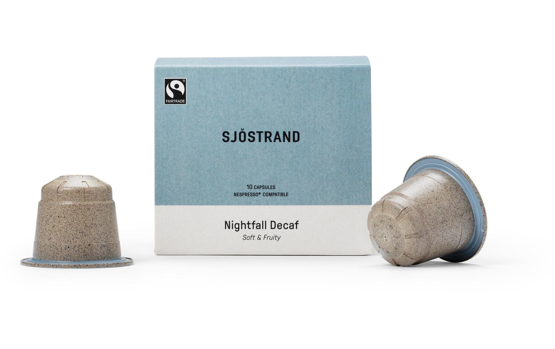Sjöstrand Kaffeekapseln Nightfall Decaf 10 Stück