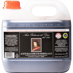 Del Duca Essig Aceto Balsamico di Modena Weisse Kappe 3000 ml