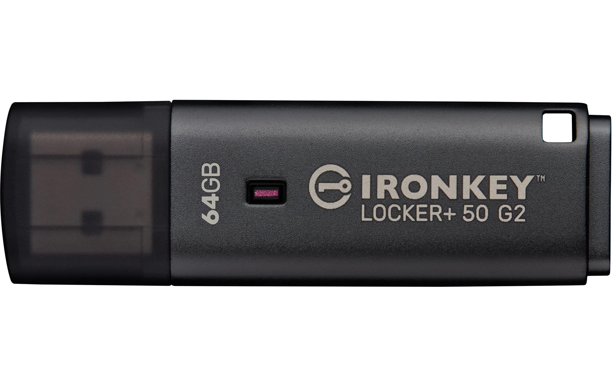 Kingston USB-Stick IronKey Locker+ 50 G2 64 GB