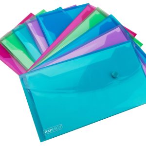 Rapesco Dokumentenmappe Eco GRS DIN Assortiert, 10 Stück